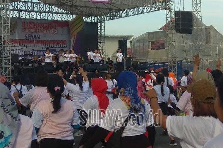 Beda PIlihan Saat Pilpres Komunitas Zumba dan Aerobik 