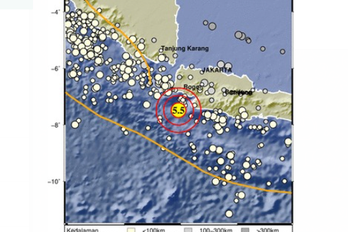 Gempa Bayah M 5,5 Guncang Banten Hari Ini, Begini Analisis BMKG