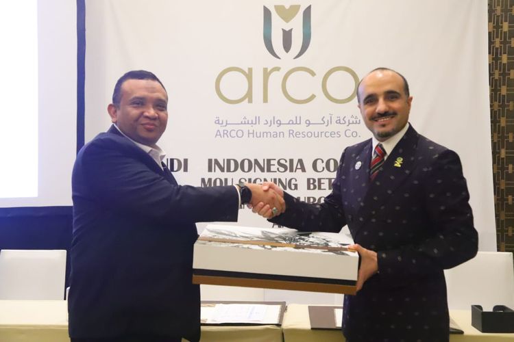 Penandatanganan MoU antara ARCO Human Resources Company dengan 50 Perusahaan Penempatan Pekerja Migran Indonesia (P3MI) bertujuan untuk memperluas kesempatan kerja para pekerja Tanah Air ke Arab Saudi. 