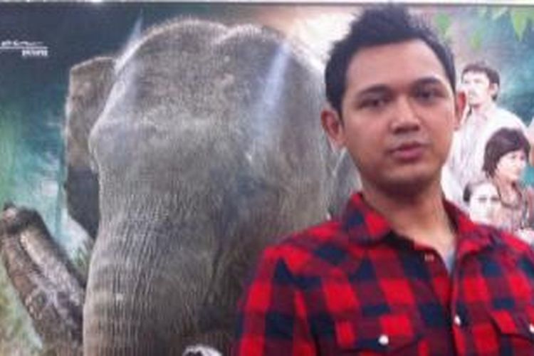 Bondan Prakoso hadir dalam jumpa pers film Para Pemburu Gajah, di Kebun Binatang Ragunan, Jakarta Selatan, Kamis (5/6/2014).