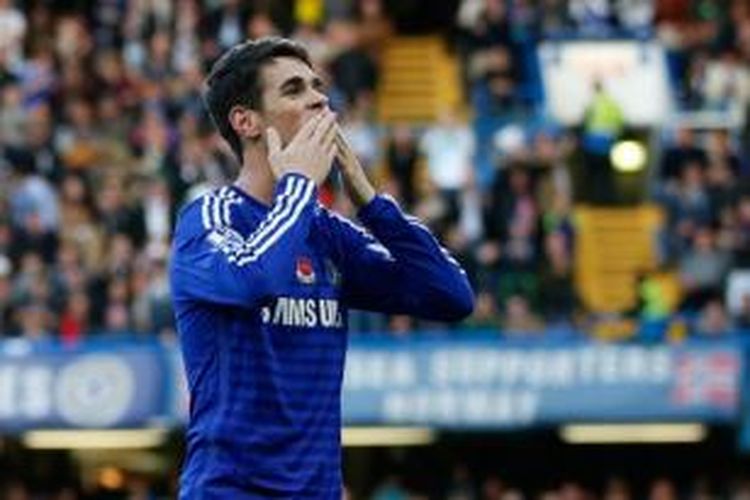 Gelandang Chelsea, Oscar. 