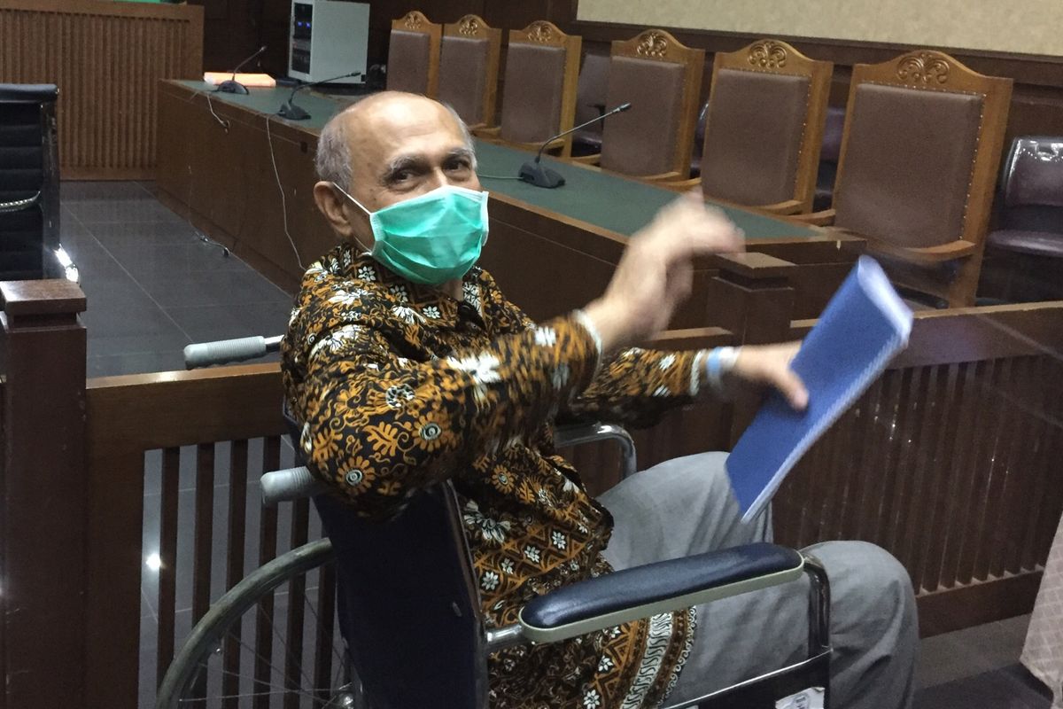 Kivlan Zen saat hadiri sidang eksepsi di Pengadilan Negeri Jakarta Pusat, Kamis  (3/10/2019).