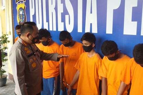 Keroyok Orang hingga Buta, 7 Anggota Geng Motor Pekanbaru Ditangkap