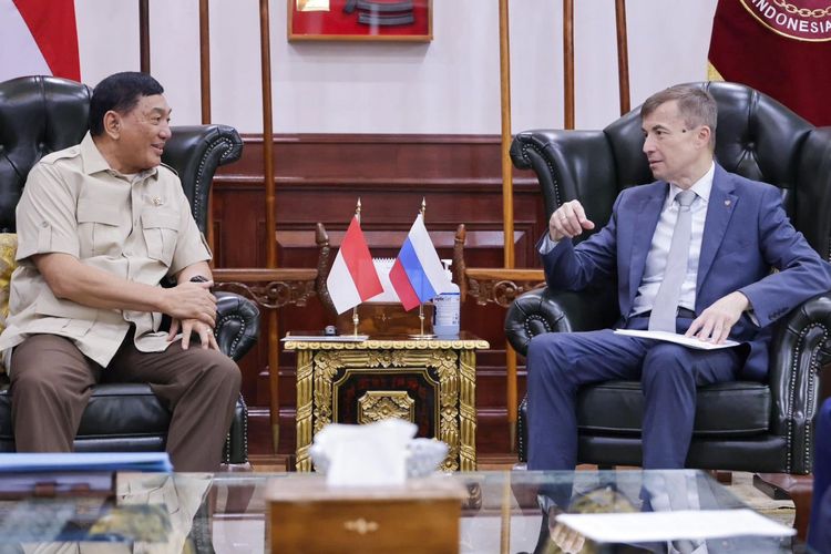 Dubes Rusia Temui Menhan Sjafrie Saat Prabowo Penuhi Undangan Putin