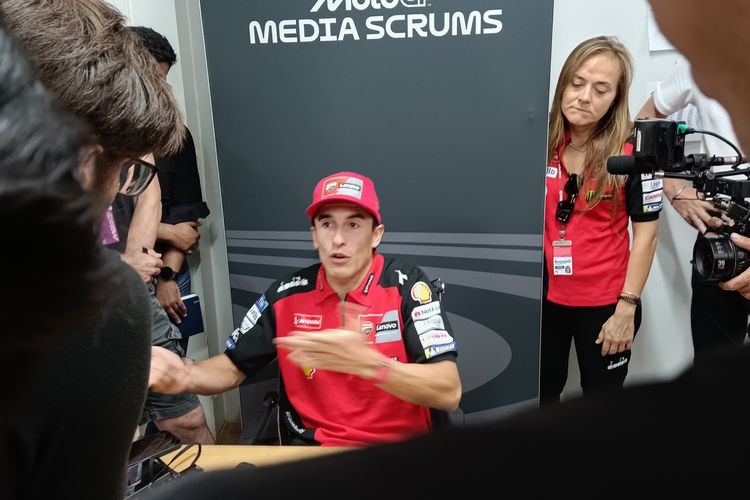 Marc Marquez di MotoGP Indonesia