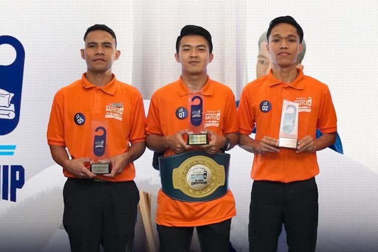 Para pemenang dari Archipelago Bed Making Battle The Grand Championship 2025. 