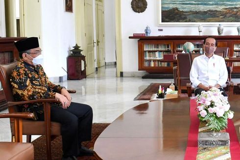 Ketum PBNU Yahya Staquf Temui Jokowi di Istana Bogor, Ini yang Dibahas