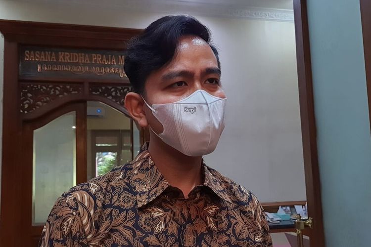 Wali Kota Solo Gibran Rakabuming Raka di Solo, Jawa Tengah, Selasa (17/5/2022).