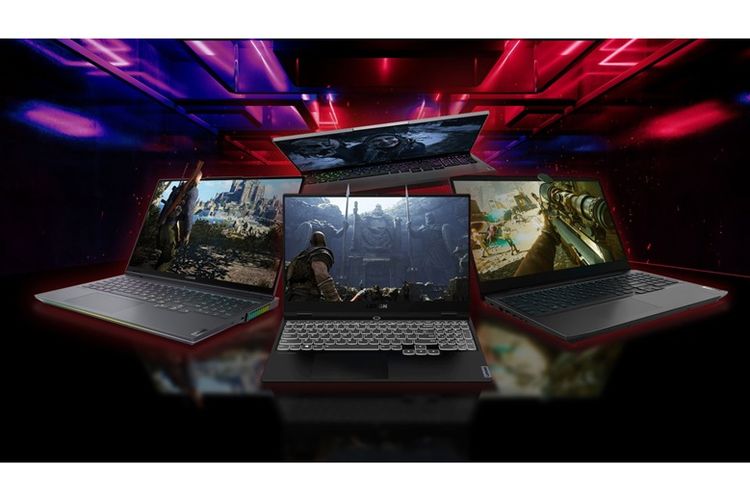 Deretan laptop gaming yang didukung prosesor AMD Ryzen™.