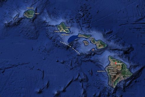Douglas, Badai Terkuat di Dunia Sedang Mendekati Pulau Hawaii