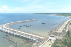 Pengaman Pantai di KEK Tanjung Lesung Dilengkapi 