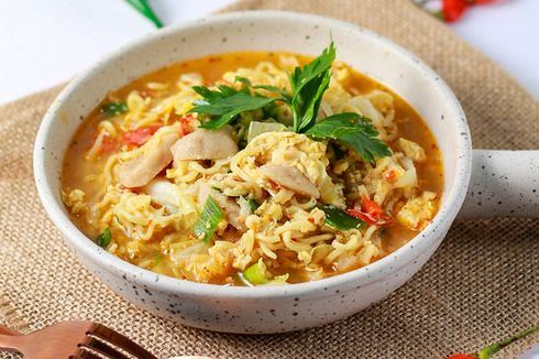 Resep Mi Tek-tek Rebus Ayam, Pakai Mi Kuning atau Indomie