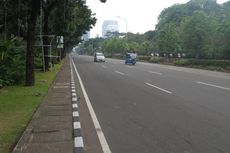 Jalan di Depan Kantor Jokowi Lengang