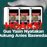INFOGRAFIK: Hoaks! Video Gus Yasin Dukung Anies dan Kritik Ganjar
