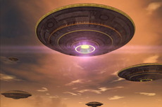 Heboh Penampakan Cahaya Aneh di Langit Las Vegas, Warga: Itu UFO!