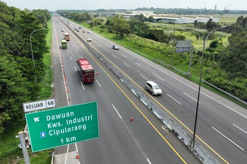 Ada Proyek di Tol Cipularang, Arus Lalu Lintas Dialihkan 