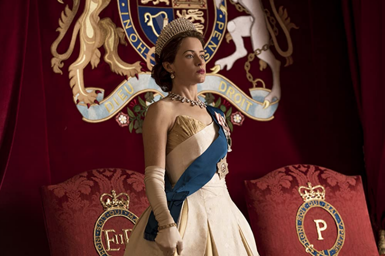 Serial The Crown yang dapat disaksikan di Netflix.