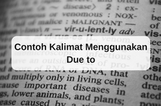 Contoh Kalimat Menggunakan Due To