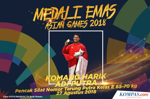 INFOGRAFIK Asian Games: Medali Emas Ke-17, Komang Harik Adi Putra