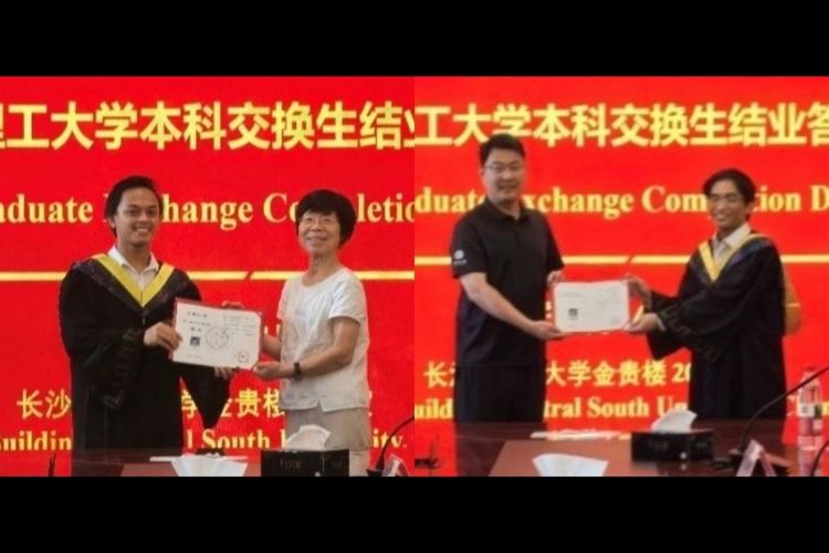 Momen 2 Mahasiswa S1 Metalurgi ITB Sidang TA di Depan 5 Profesor di CSU China