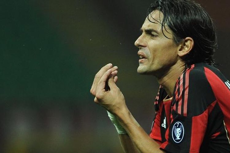 Mantan penyerang AC Milan Filippo Inzaghi