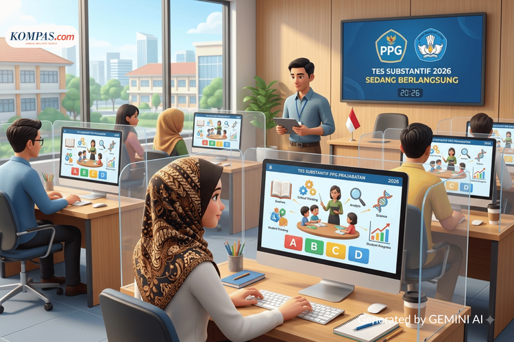 100 Soal Tes Substantif PPG Prajabatan 2026 dan Kunci Jawaban Literasi, Numerasi, dan Bidang Studi Calon Guru 