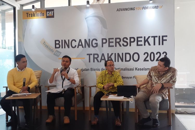 Bincang Perspektif Trakindo 2023 di Jakarta, Selasa (21/2/2023).