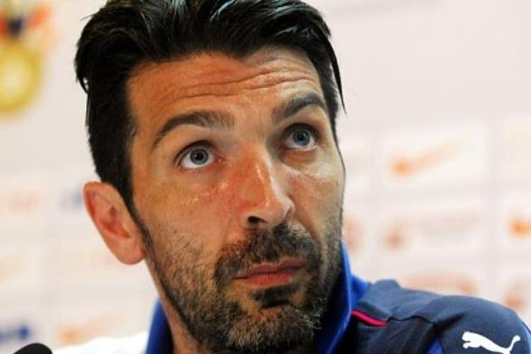 Penjaga gawang tim nasional Italia, Gianluigi Buffon.