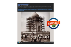 INFOGRAFIK: Foto Hasil Manipulasi AI Perlihatkan Proses Pembangunan Taj Mahal