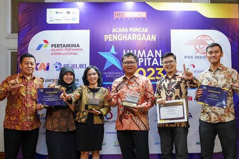 Pos Indonesia Terima 5 Penghargaan Bergengsi Human Capital on Resilience Excellence Award 2023