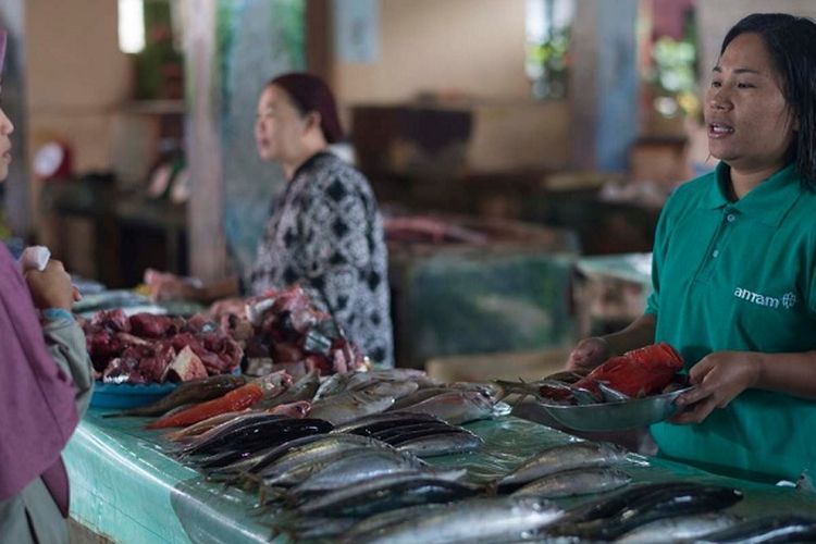 Salah satu mitra binaan Antam yang bergerak di bidang perikanan