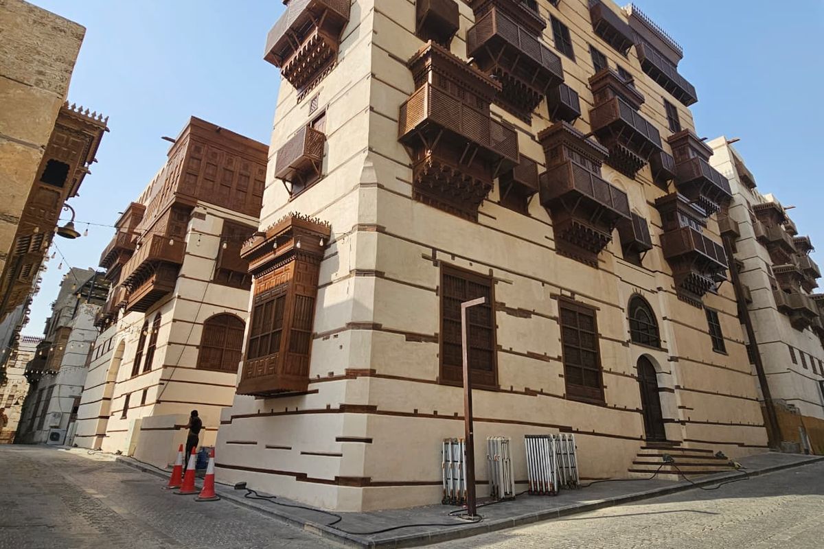Kota tua Al-Balad di Jeddah Arab Saudi