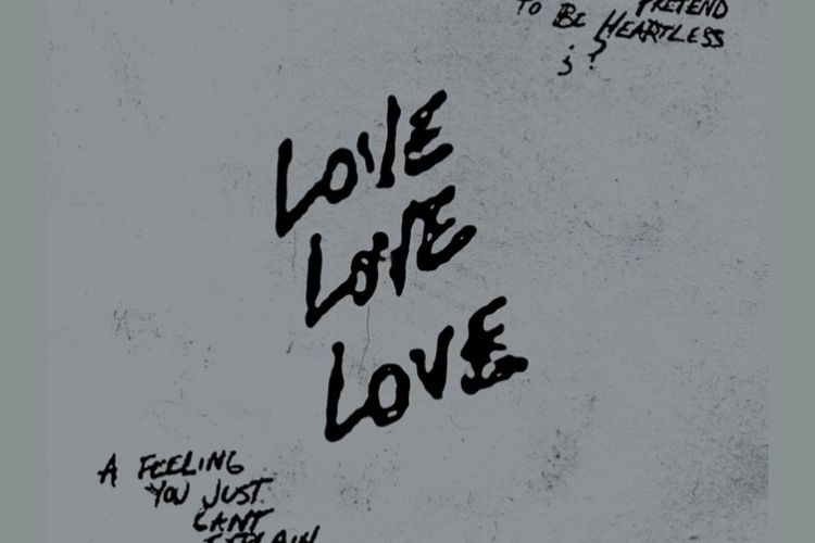 Poster Lagu True Love Kanye West & XXXTENTACION