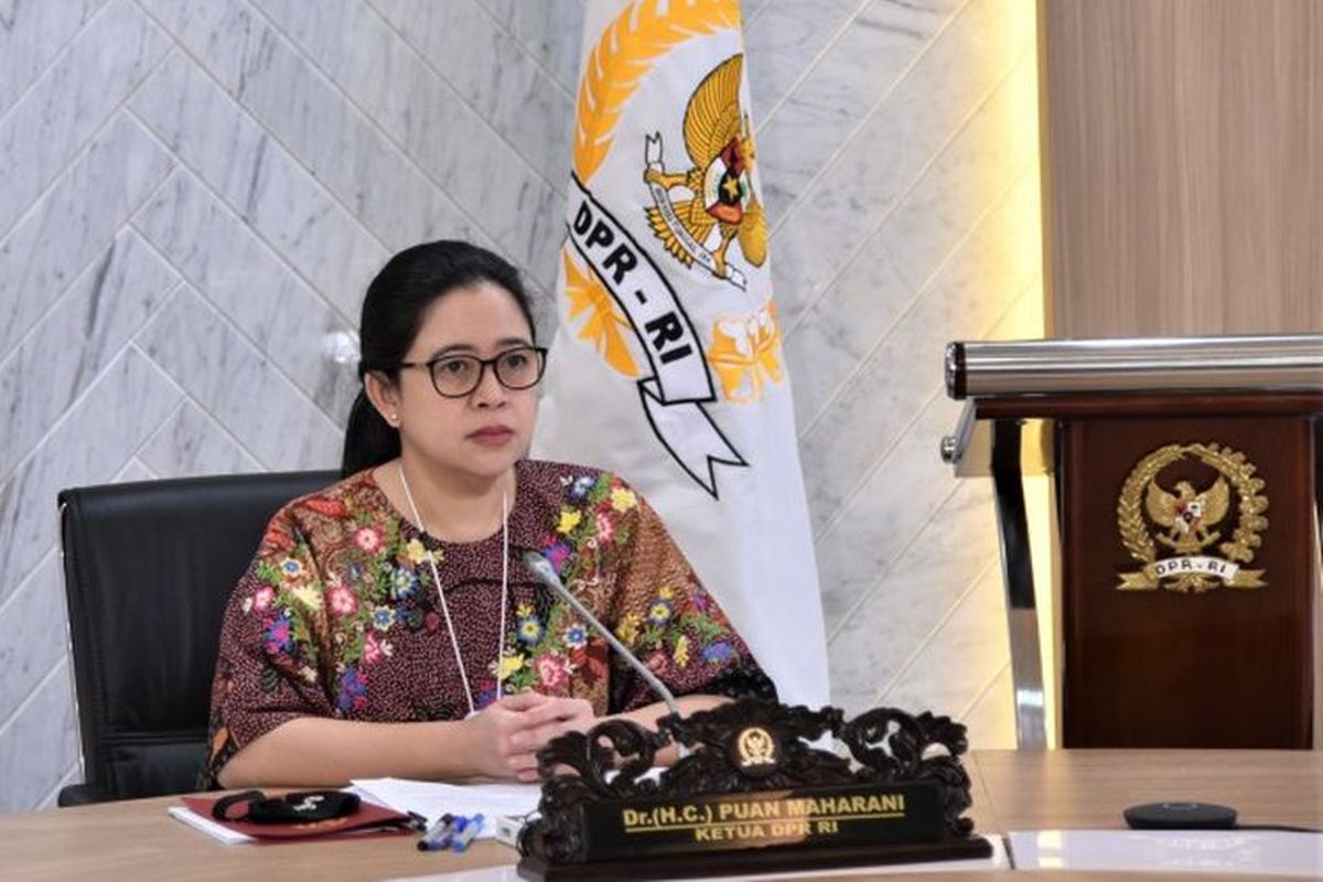 A file photo of House Speaker Puan Maharani. 