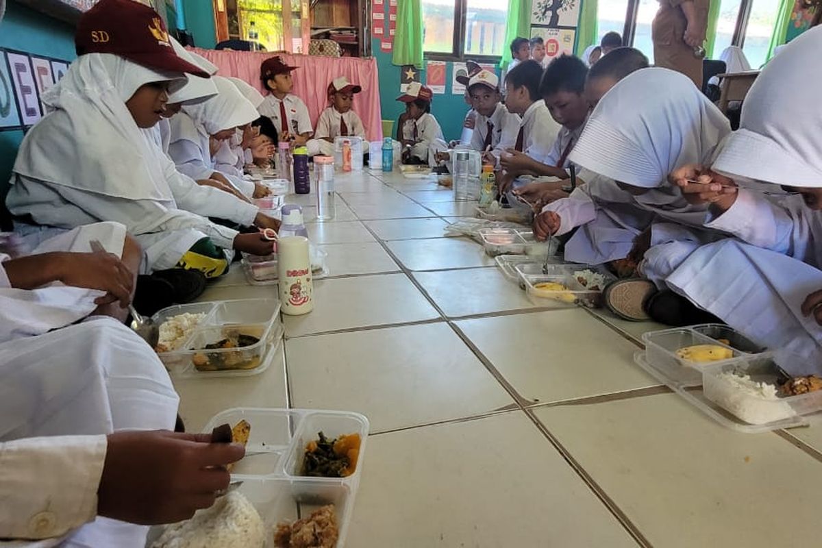 14 April 2025, MBG Kembali Dibagikan untuk 29 Sekolah di Nunukan