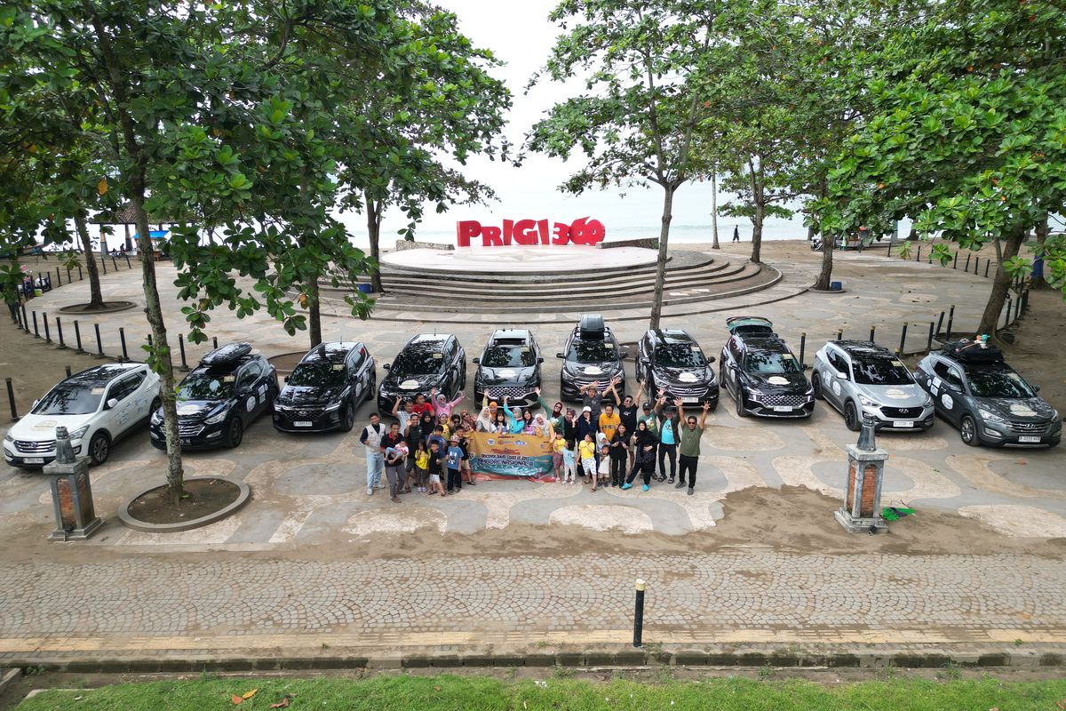 Santa Fe Owners Community Indonesia (SOCI) touring ke jalur lintas Selatan Jawa.