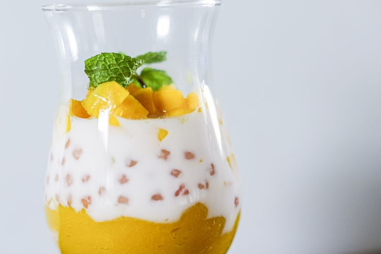 Mango Sago, dessert berbahan dasar mangga dengan sagu mutiara