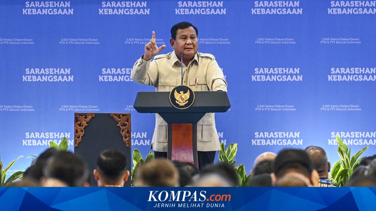 Isi Pertemuan Tertutup Prabowo dengan 2.600 Rektor, Dekan, dan Dosen Se-Indonesia
