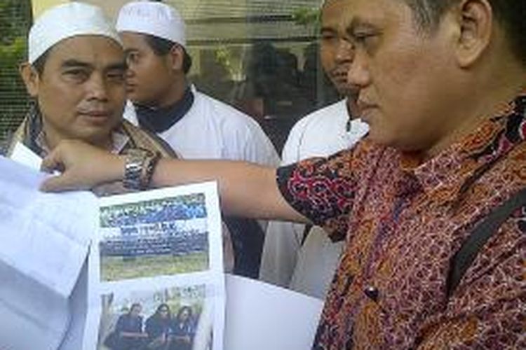 FPI Jatim melaporkan mahasiswa UIN ke Polda Jatim.