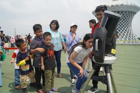 Ada Gerhana Matahari Cincin, Pengunjung PP IPTEK TMII Melonjak 