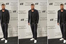 David Beckham Tampil Maskulin dan Tampan di Spanyol