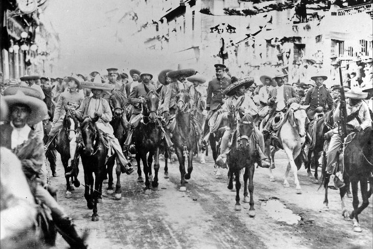 Para pemimpin Revolusi Meksiko, Pancho Villa dan Emiliano Zapata