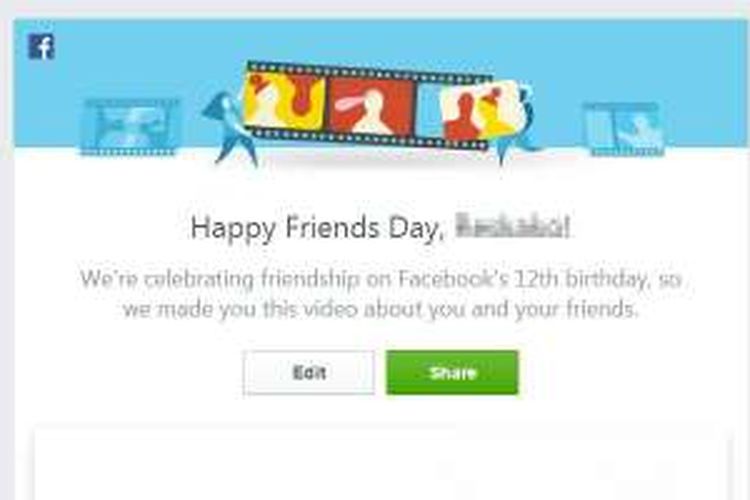 Video Facebook Friendsday
