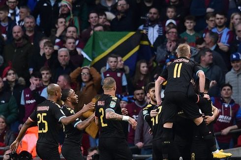 Aston Villa Vs Man City, The Citizens Sukses Pertahankan Gelar Piala Liga Inggris