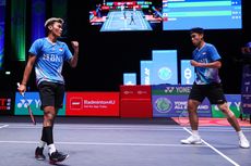 Hasil Piala Thomas 2024: Fikri/Bagas Balas Kekalahan Ginting, Indonesia 1-1 India