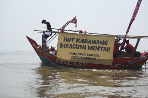 Setahun Peristiwa Tumpahan Minyak di Laut Karawang, Nelayan Masih Terpuruk
