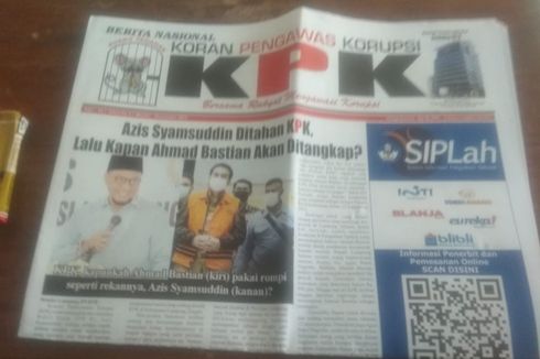 Beredar Surat Kabar Berlogo Menyerupai Logo KPK, Diduga untuk Memeras