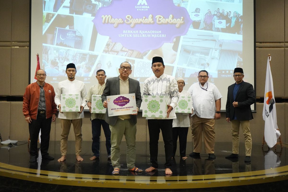 Bank Mega Syariah menggelar kegiatan corporate social responsibility (CSR) bertajuk ?Mega Syaraiah Berbagi 2024? (MSB 2024).