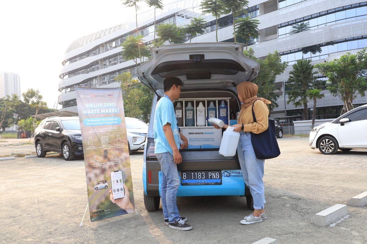 Kolaborasi perdana Siklus dan Living Lab Ventures akan memperkenalkan layanan pesan antar isi ulang bagi para penghuni di janapada,  klaster, dan kantor tertentu di BSD City.