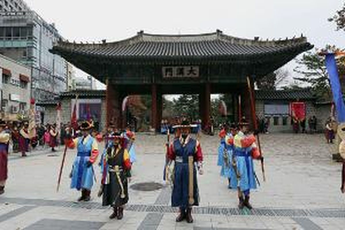 Museum Nasional Korea yang modern dan sistematis.